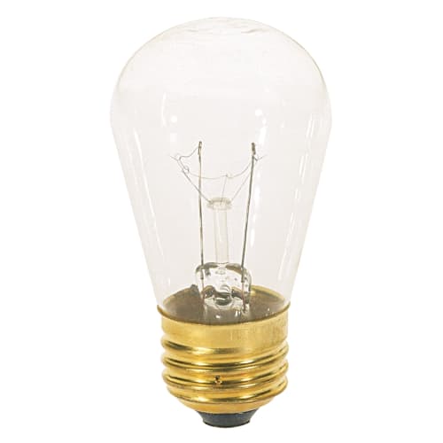 Bombilla Satco® S3965 de 11 Vatios, Base Mediana, Transparente